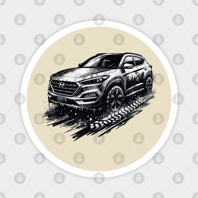 Hyundai Tucson Magnet by Vehicles-Art